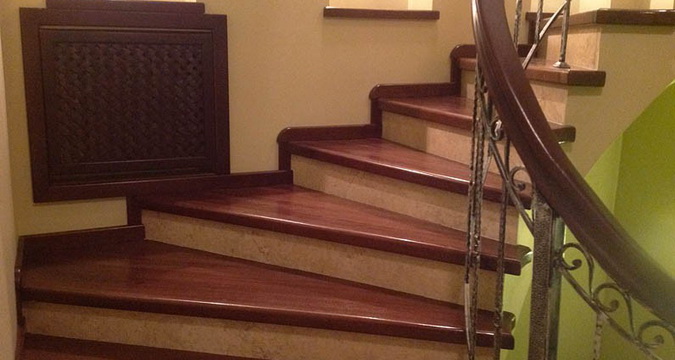 Чем покрыть бетонную лестницу в доме?